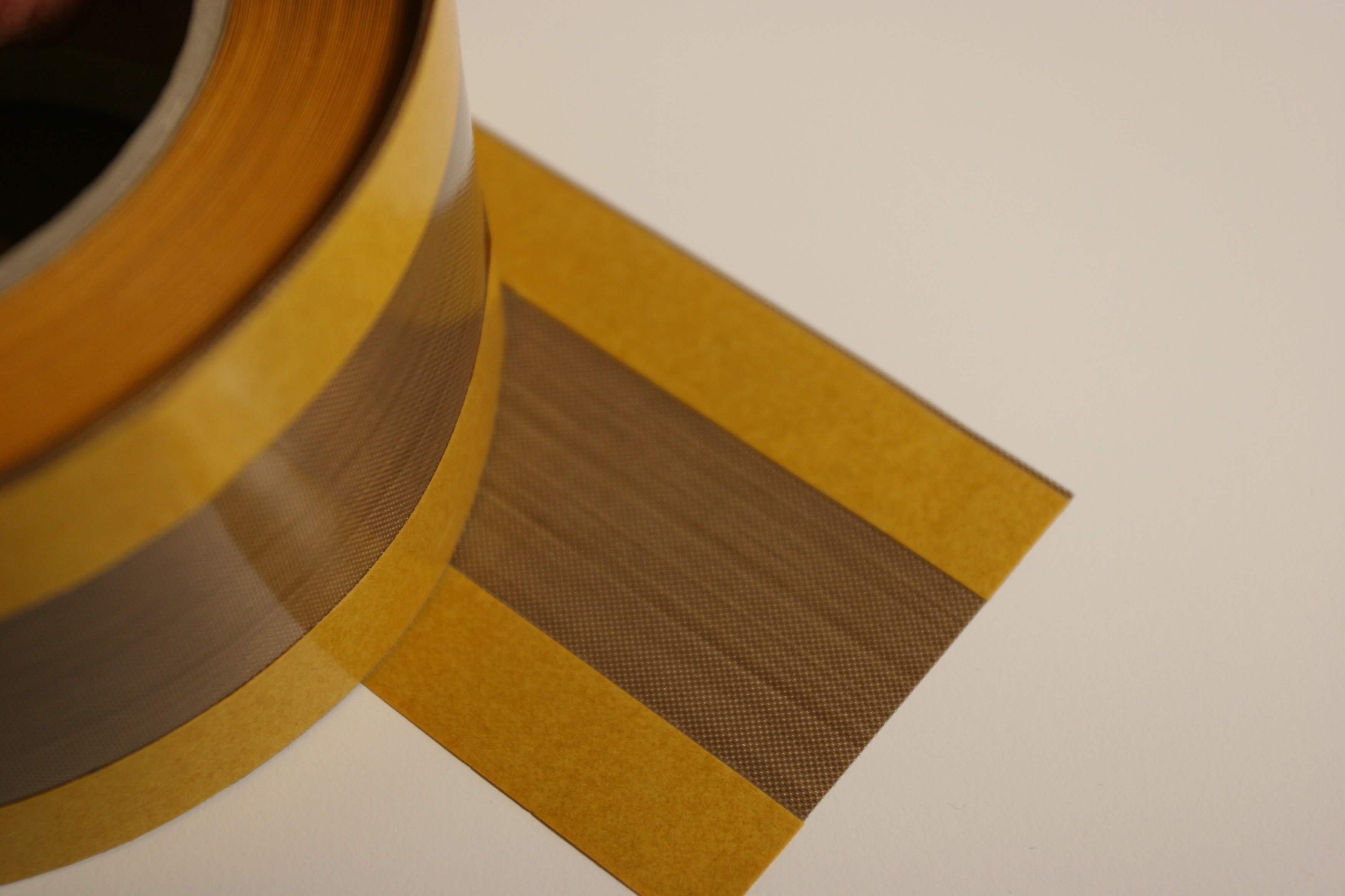 PTFE zone tape 0,08 mm adhesivefree zone can be seleceted!